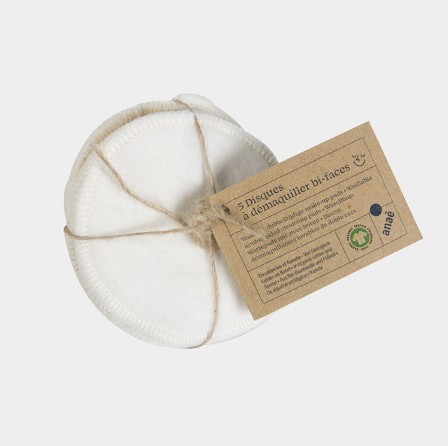 Lot 5 Disques à Démaquiller Bi-Faces Lavables et Réutilisables