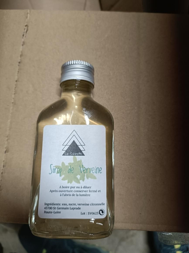 Sirop verveine 10cl