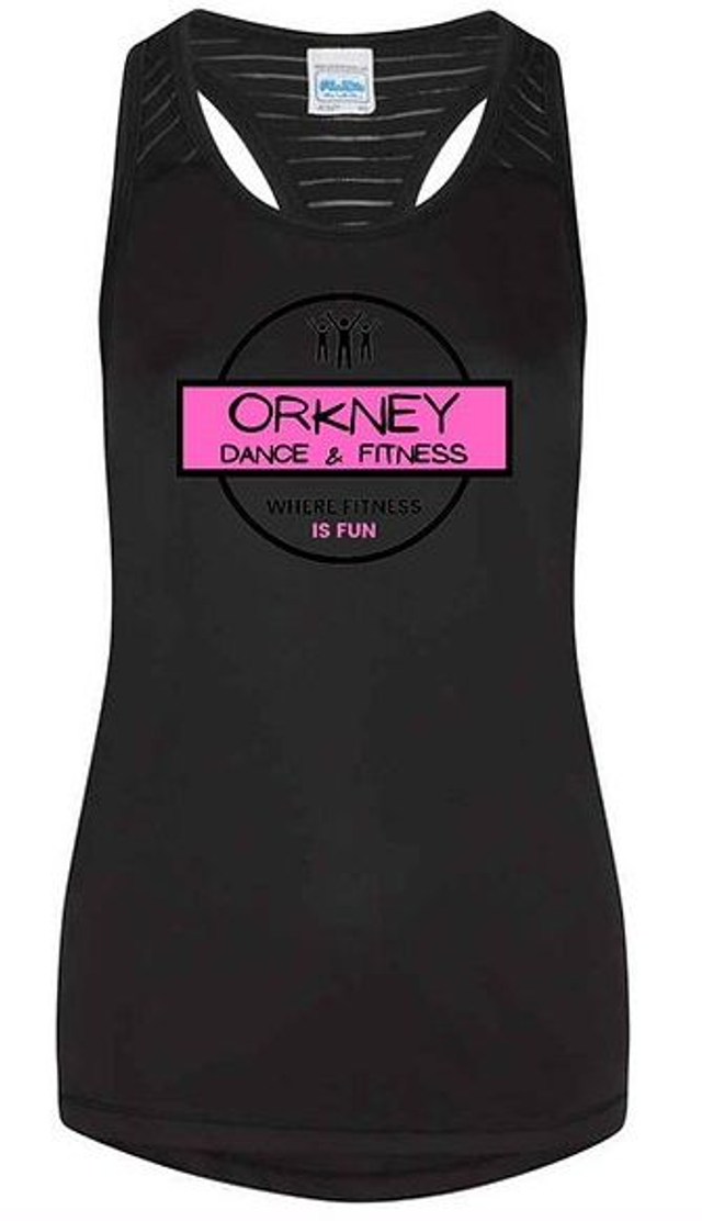 ODF Black ladies cool smooth workout vest