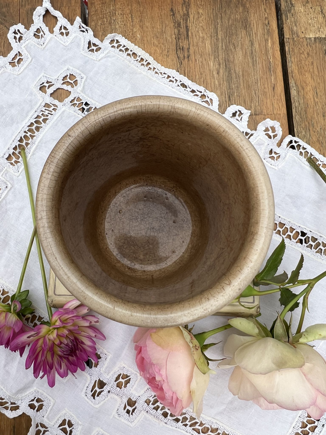 FELIX - Pot de confiture patiné Felix Potin MM signé Lunéville