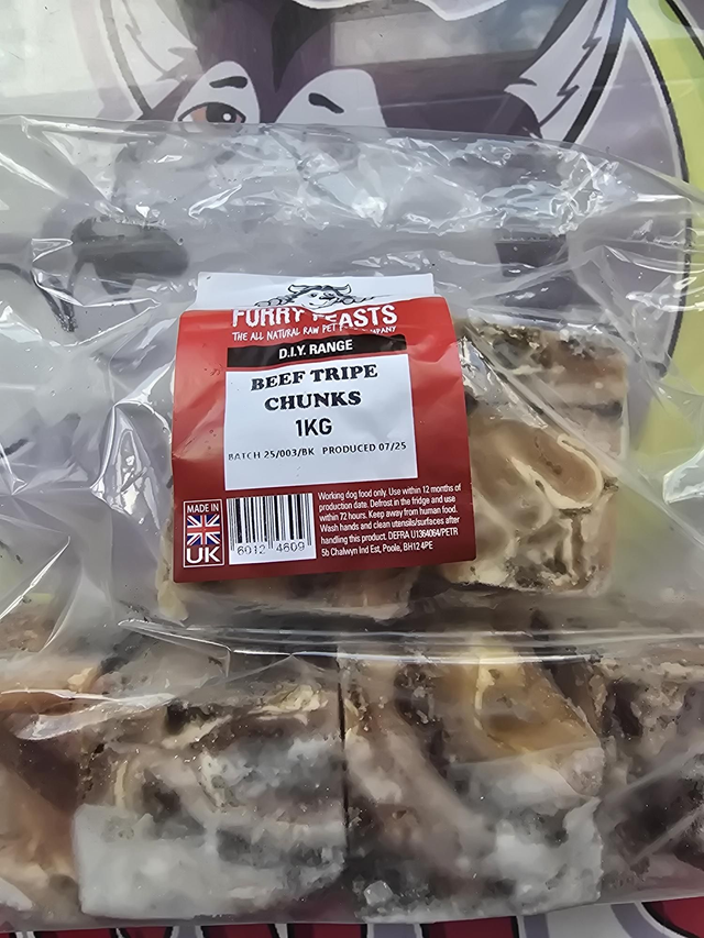 Beef Tripe Chunks 1 KG