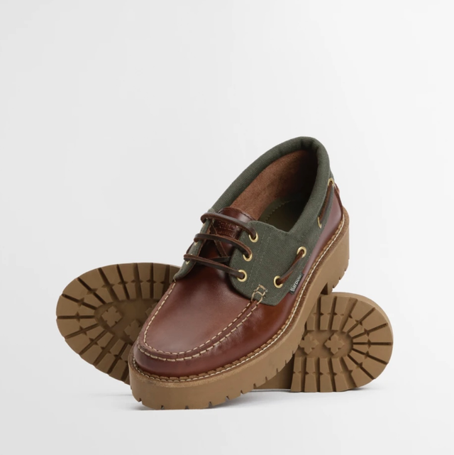 Barbour Women’s Darras Boat Shoe Mahogany
