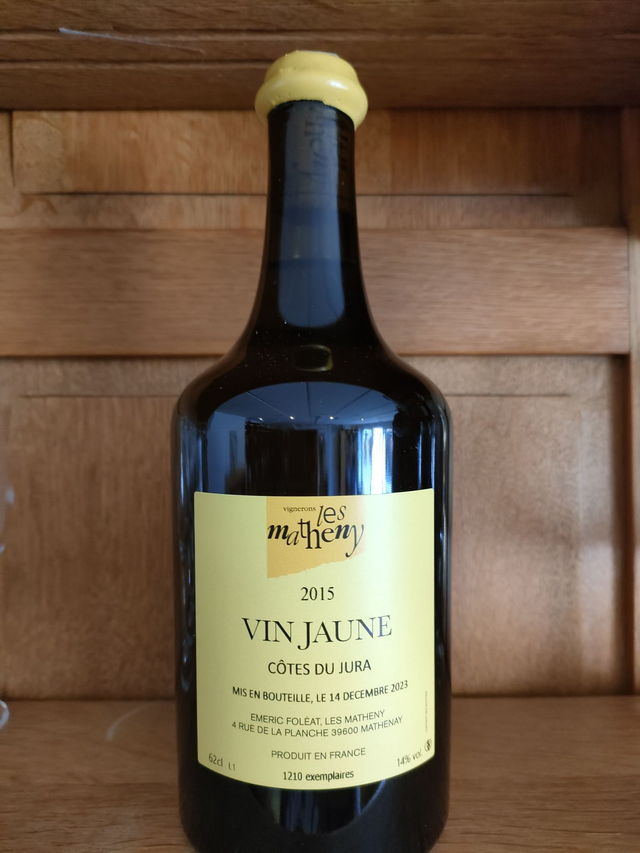 Vin Jaune Les Matheny 2015 - Blanc Sec Tranquille - Vignerons Les Matheny (Emeric Foleat)
