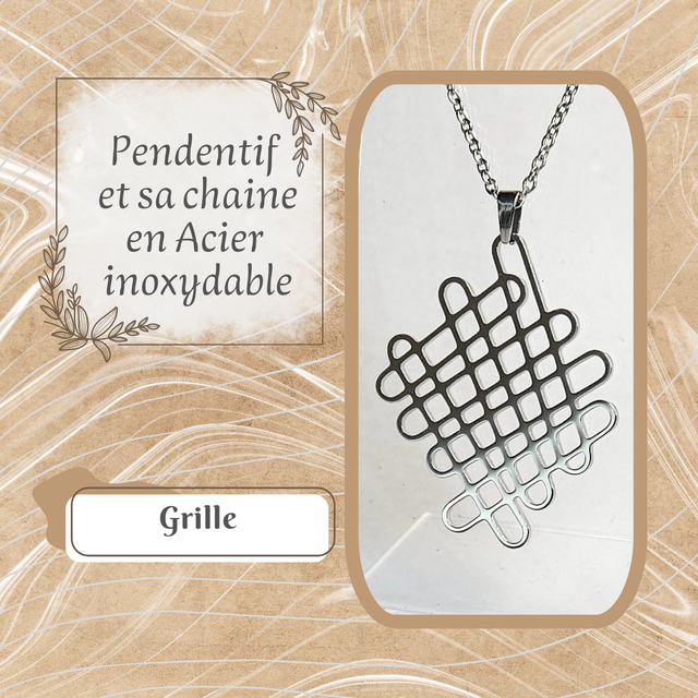 Pendentif XL - Grille