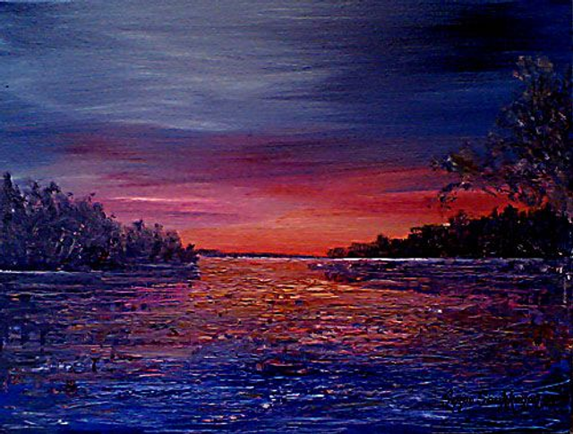 Iltarusko 2 (50x60 cm)