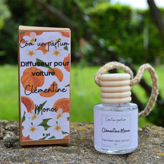 Diffuseur pour voiture Clémentine Monoï 8ml