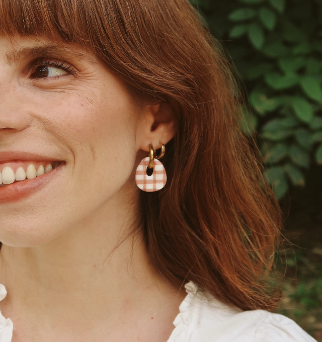 Boucles d'oreilles Cloth