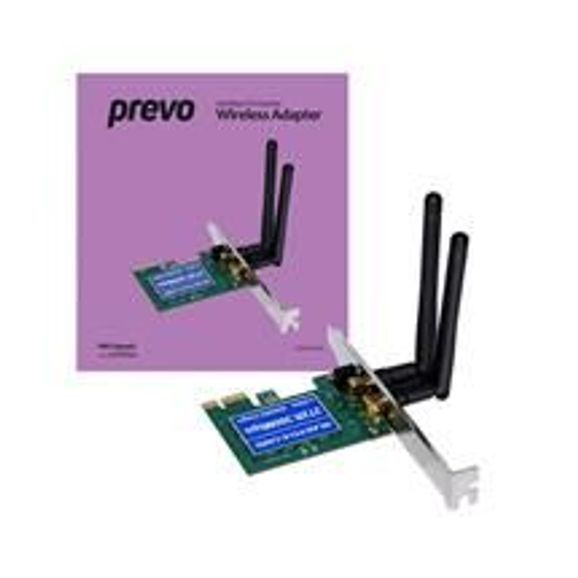 Prevo PCW4 300Mbps Wi-Fi 4 PCIe Adapter