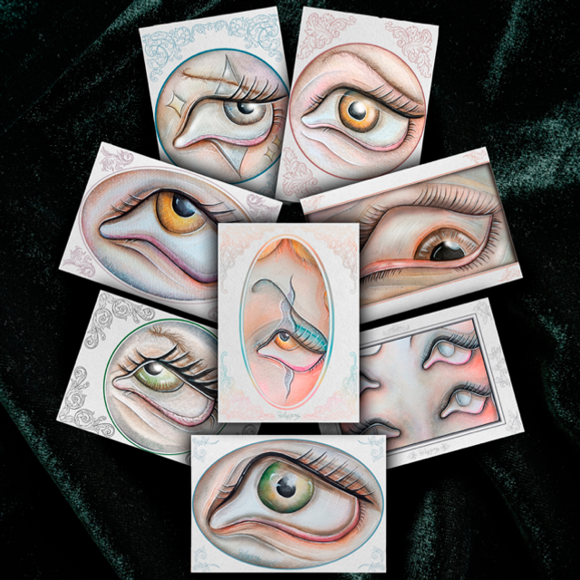 Pack de cartes - Un tas d’beaux yeux 