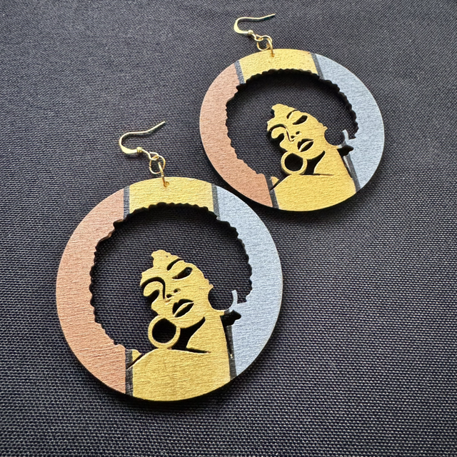 Afrocentric Sista ‘Winners only’ Earrings 