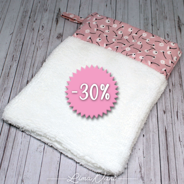 MĪKINA Gant de toilette - Douceur naturelle pour petit et grand