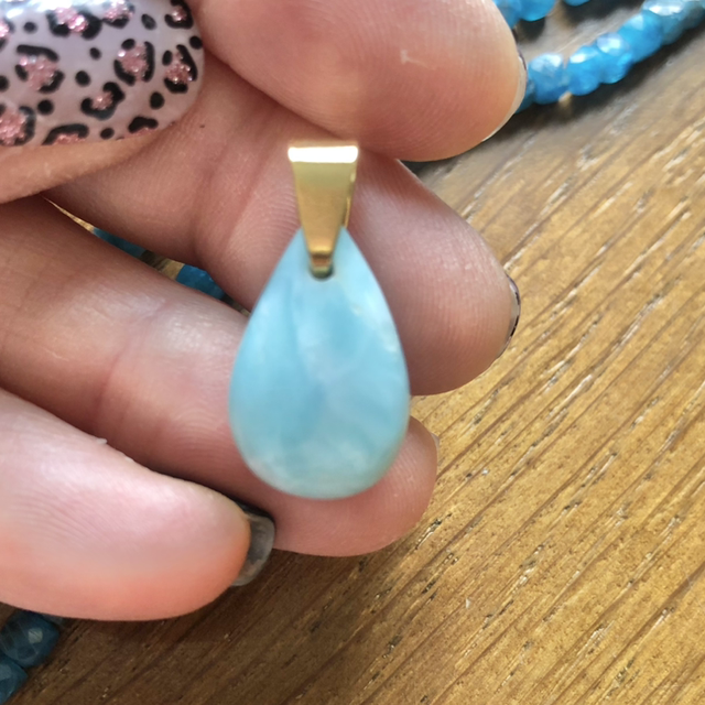 Pendentif Larimar AA