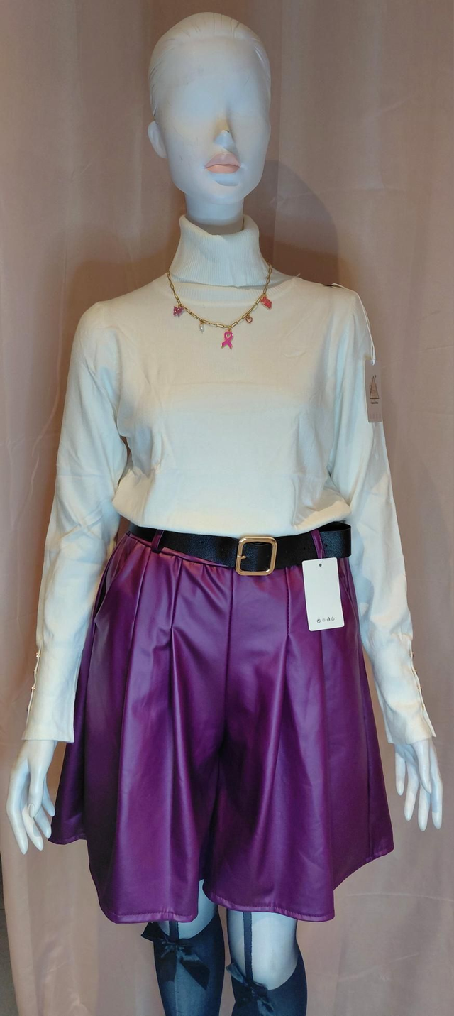 🌈Pull à col roulé très doux blanc – Pull femme chaud et confortable
🌈