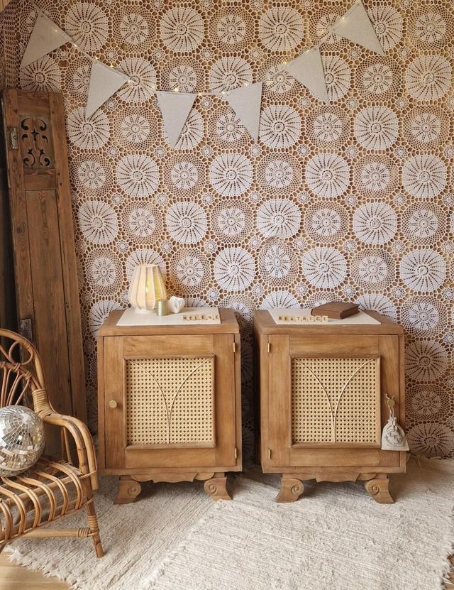 Chevets en chêne art deco