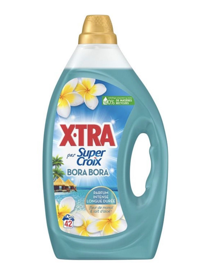 SUPER CROIX Lessive liquide Fleur de monoï et Lait d&#039;aloe 42 lavages