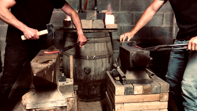Atelier découverte - Forge et montage d&#039;un couteau fixe (Duo)