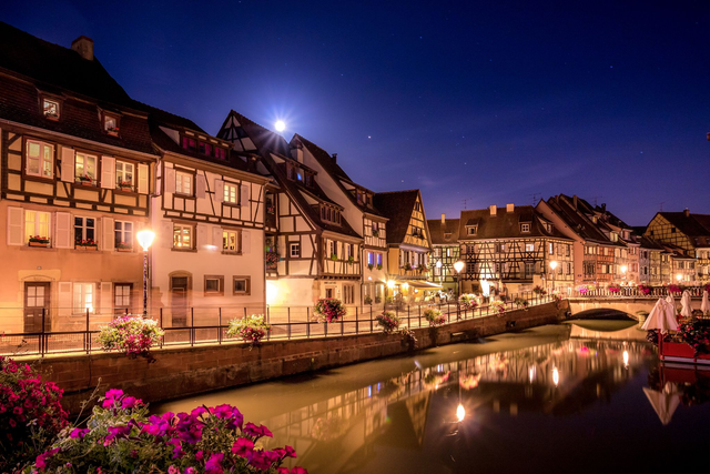 Colmar by night