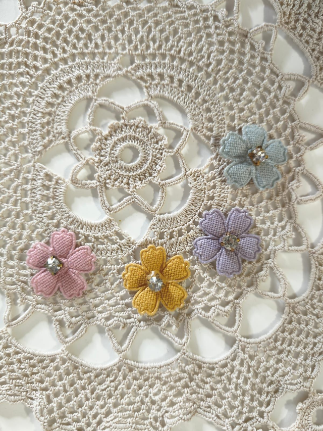 Flores com brilhante