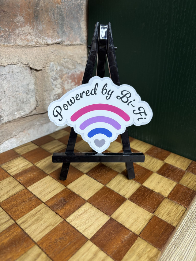 Powered By Bi-Fi Sticker