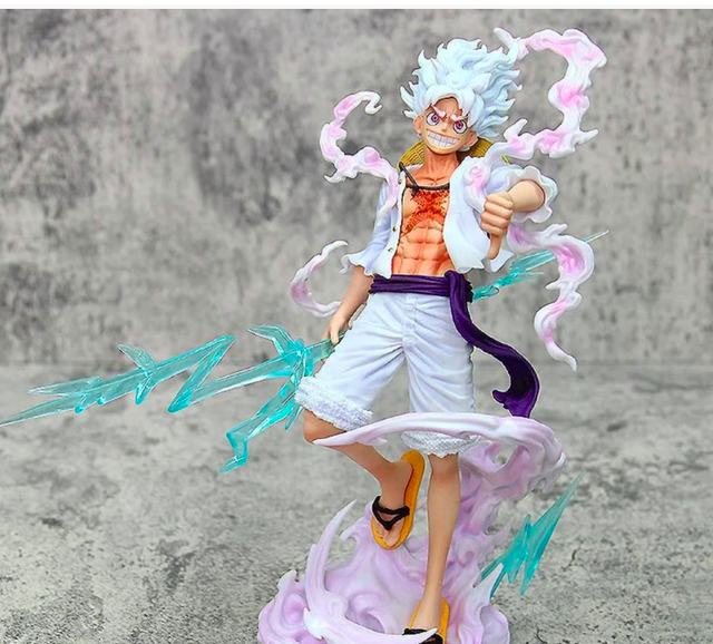 One Piece collectors actie figuur Monkey D Luffy wit (24cm)