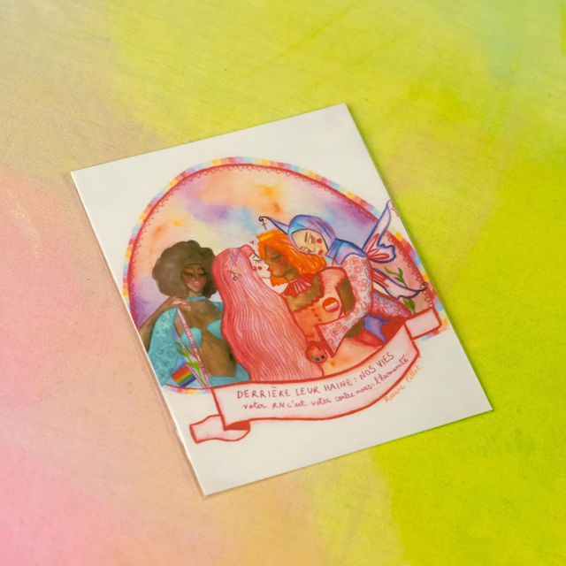 Mini Print "Derrière leur haine, nos vies"