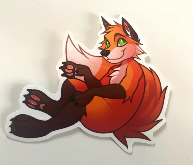 Fox Full Body Sticker