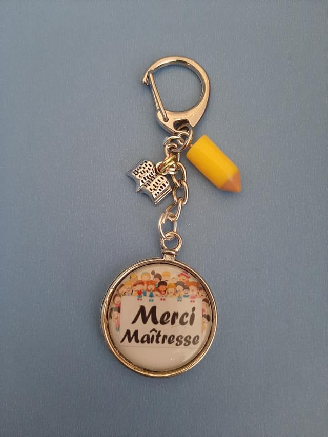 Accfun argenté Merci Maîtresse - jaune