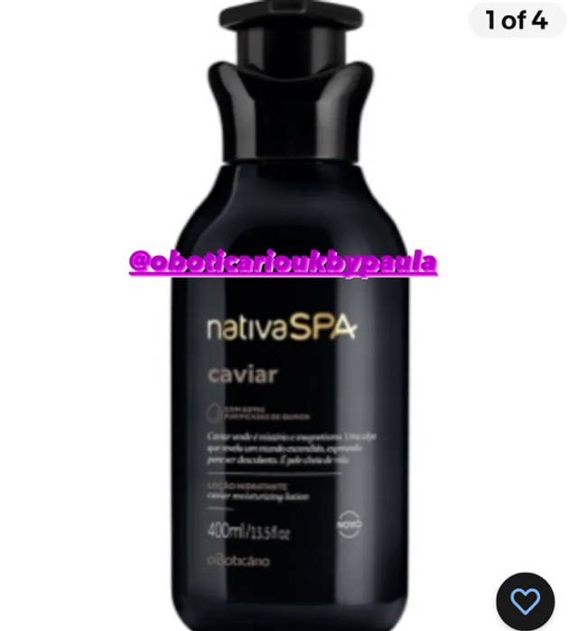 Nativa Spa Loção Hidratante Caviar 400ml