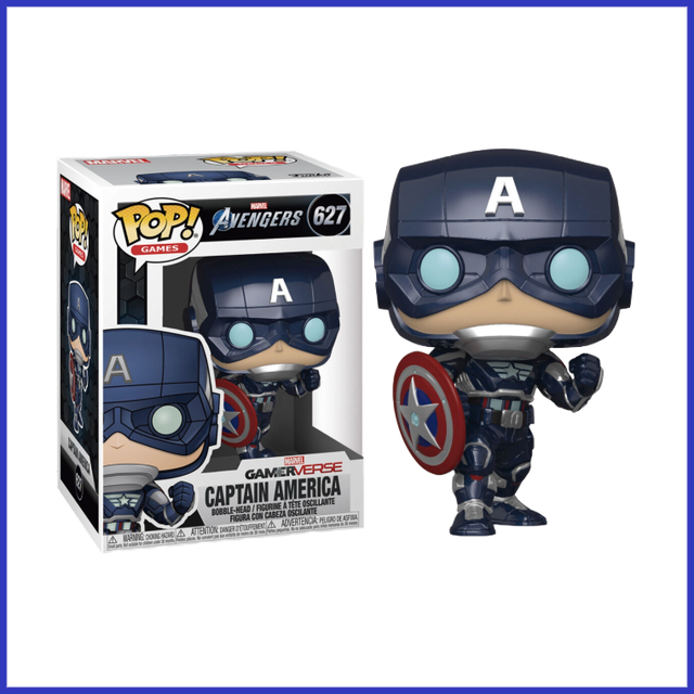 POP figure Marvel Avengers Game Captain America Stark Tech Suit #627