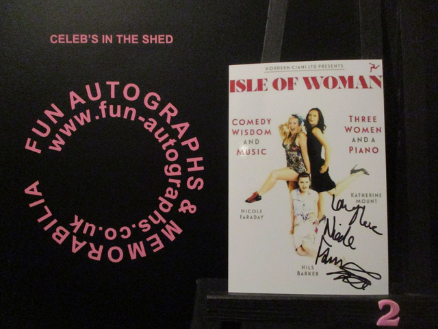 Nicole Faraday Authentic Autographed 6x4 Photograph (AA2)