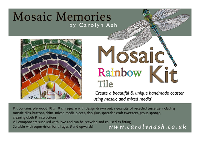 Rainbow Mosaic Tile Kit