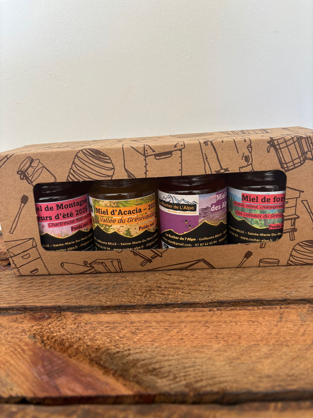 coffret découverte 4x125gr