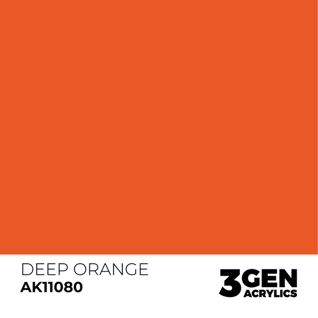 3rd Gen. Acrylics 80 Deep Orange
