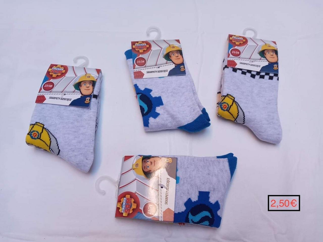 Chaussettes SAM le pompier 