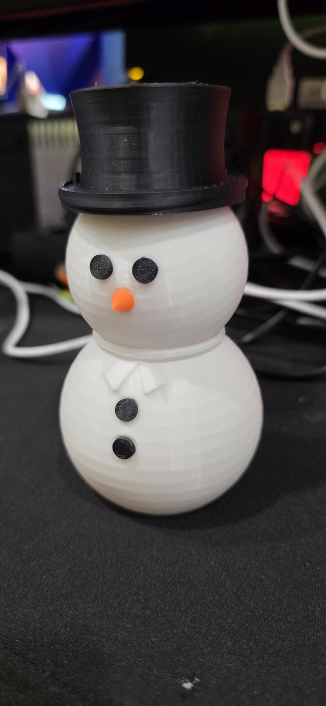 Porte curedent bonhomme de neige 