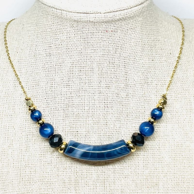 Collier RESINAR Bleu