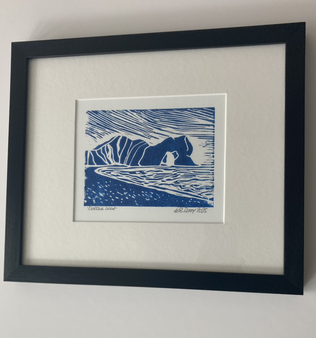 Durdle Door - blue print edition