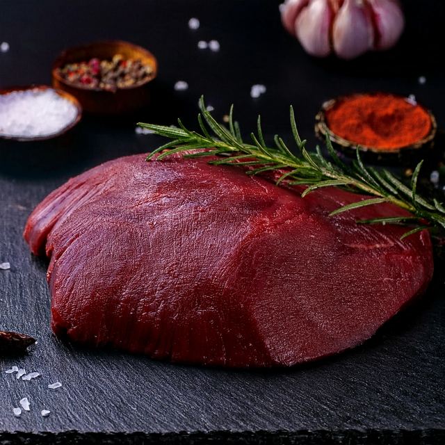 Hirschbraten aus der Keule