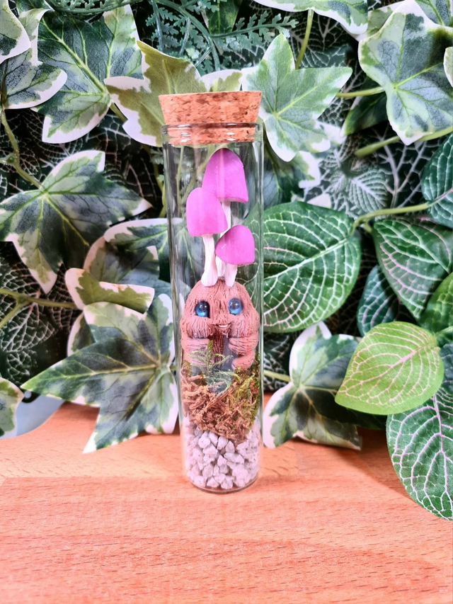 Small Blob mushroom purple