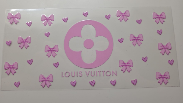 lv pink bows