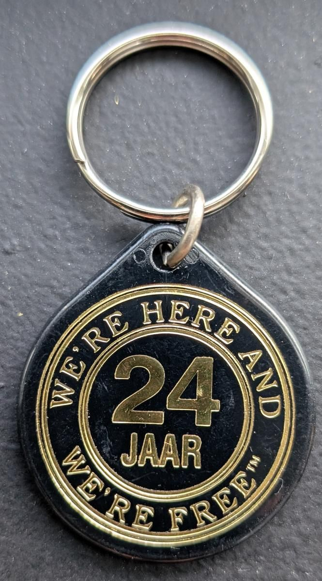 24 jaar plastic coin 
