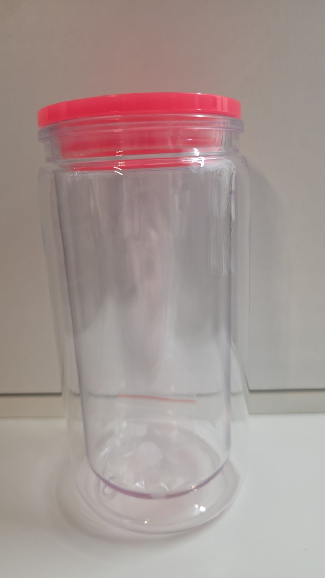 16oz snowglobe Hot Pink (Please add decal before checking out)