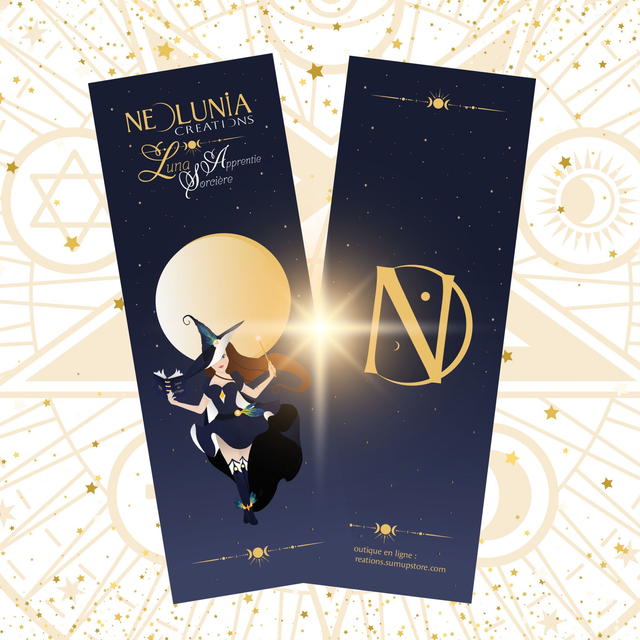 Marque-page : Luna, apprentie sorcière