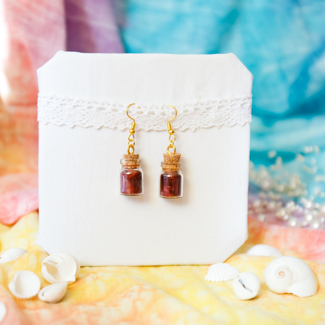 Boucles d&#039;oreilles Bois mes règles