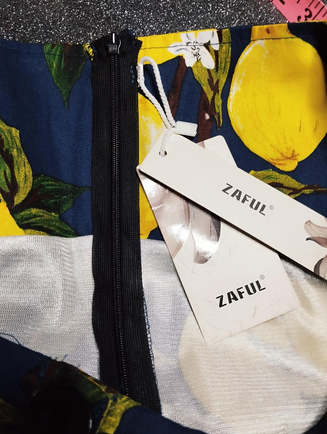 Robe Zaful Blue Lemon T48/50