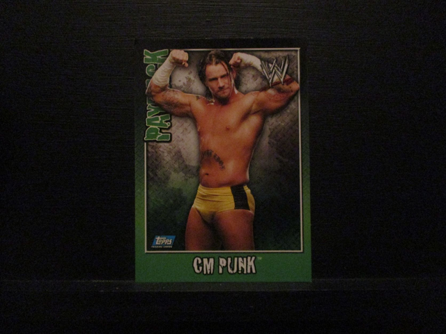 CM Punk - Payback Original Trading Card #75
