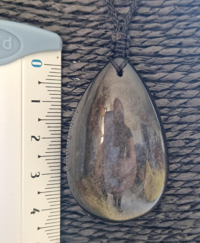 Pendentif Obsidienne