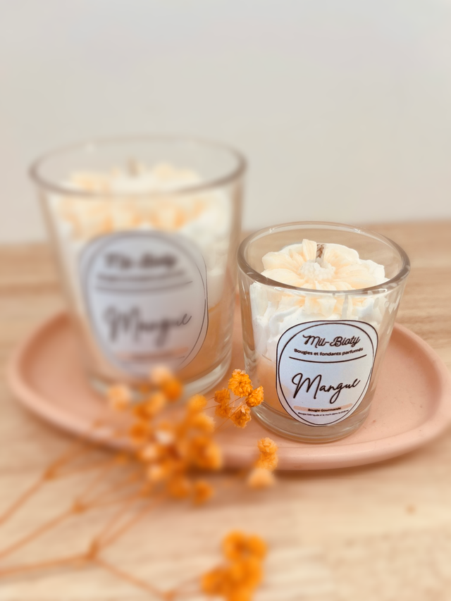 Bougie gourmande : Mangue