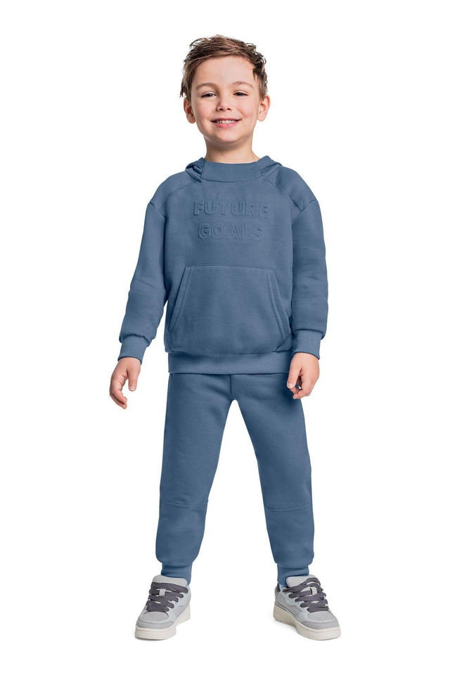 Conj. Blusão e Calça em Moletom Menino Quimby