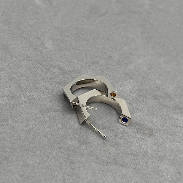 Hexagon Earrings